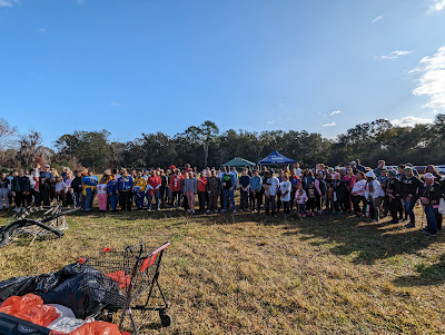 Everyone who came out to our 2024 St. Augustine cleanup event.