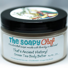 The Soapy Chef That's Ancient History! Green Tea Body Butter
