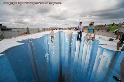 Ice Age in 3D Street Art by Edgar Mueller Seen On www.coolpicturegallery.net