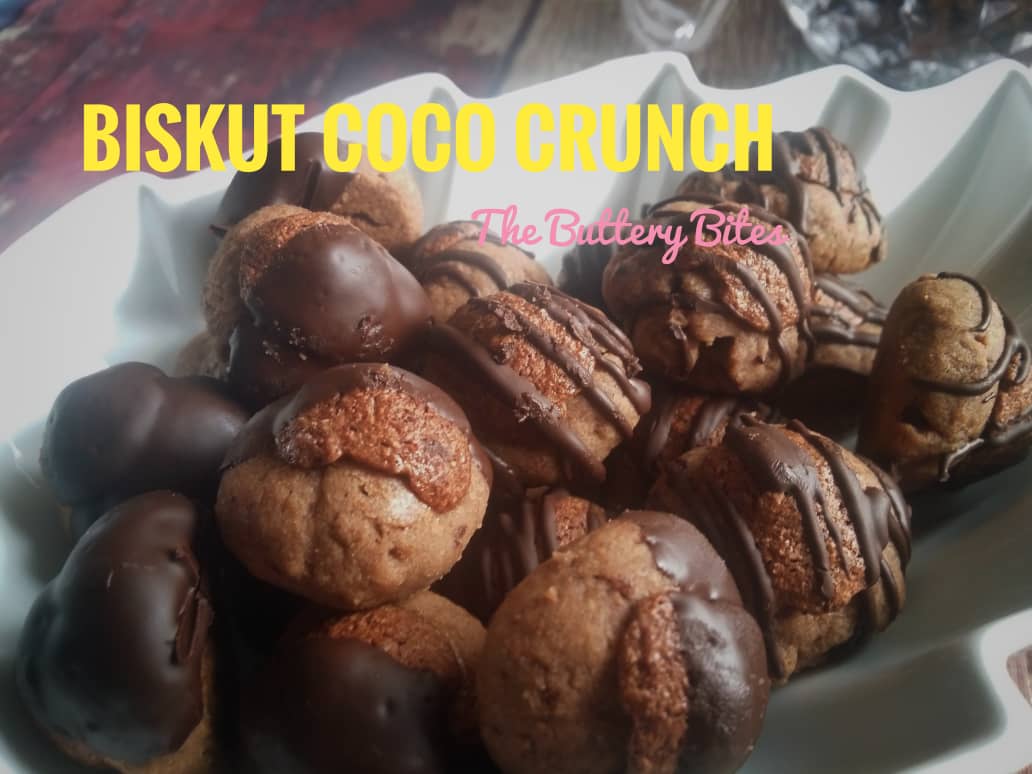 Resepi Biskut Coco Crunch Mudah - The Buttery Bites