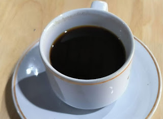 a cup of bitter coffee
