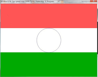 Computer Graphics, C program to draw Indian Flag