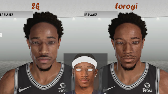 NBA 2K19 DeMar DeRozan Cyberface