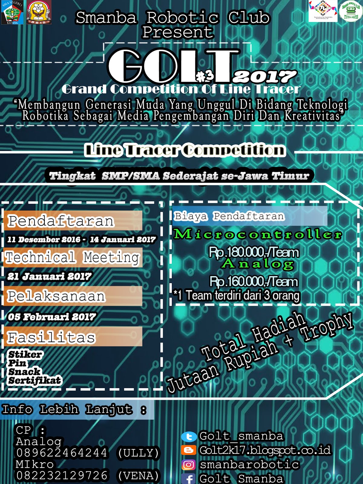 Unjuk Kebolehan Robotmu dalam GOLT#3  OSIS SMANBA