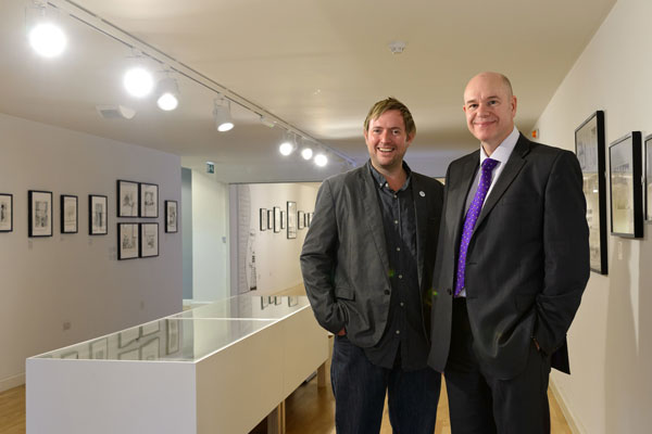 Simon Creed (left), head of technical resources at mac birmingham, with Paul Hutchens, managing director of Eco2Energy.