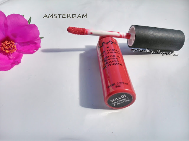 review NYX Soft Matte Lip Cream amstrdam