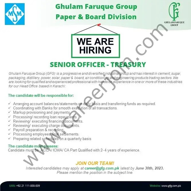 Jobs in Ghulam Faruque Group
