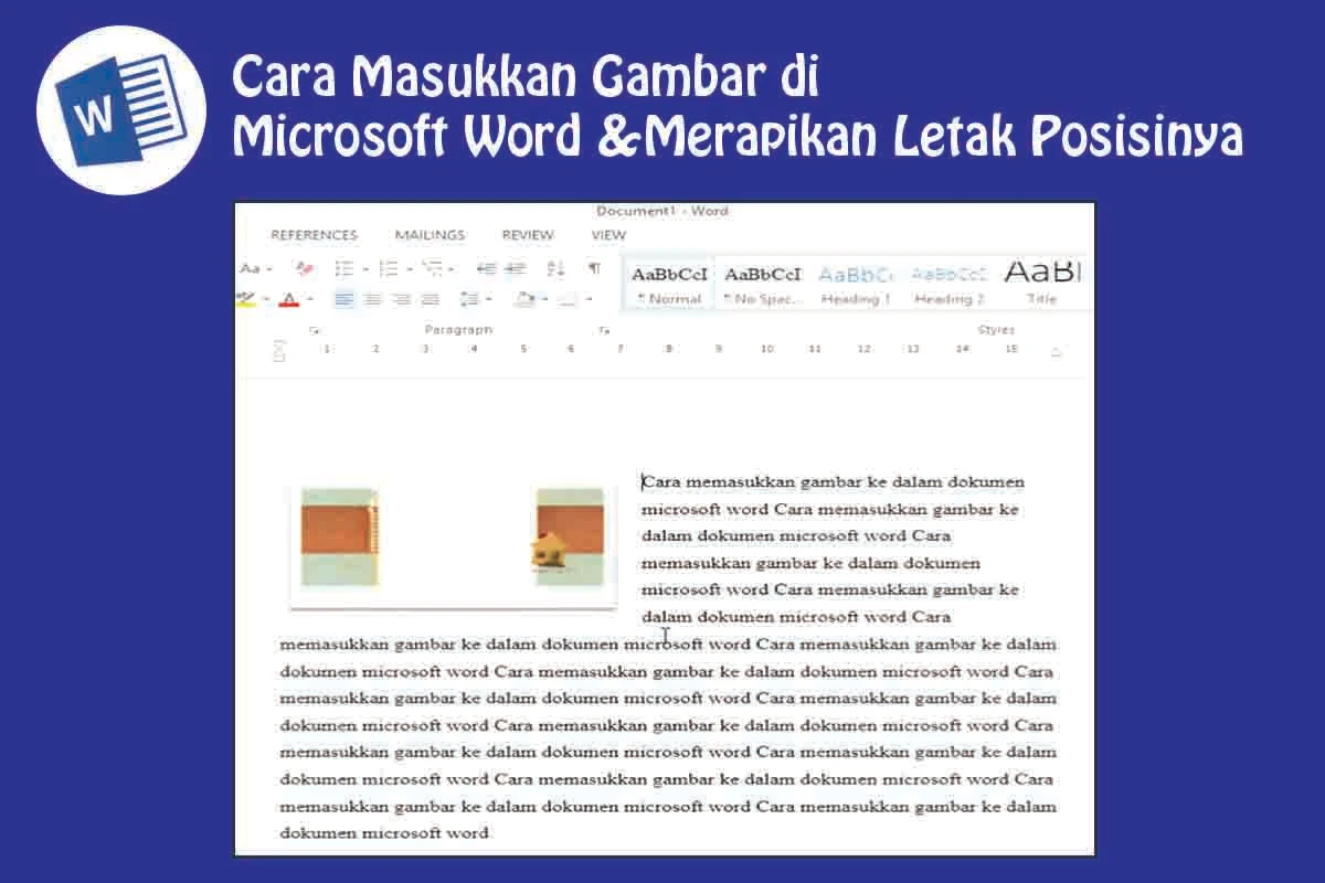 Cara Memasukkan Gambar di Word