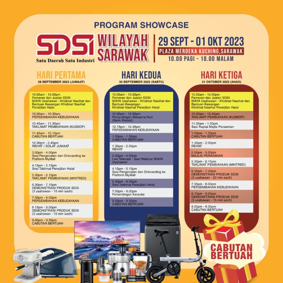 SDSI, Showcase Satu Daerah Satu Industri, Entrepreneur, KUSKOP, Rawlins GLAM, Rawlins Lifestyle