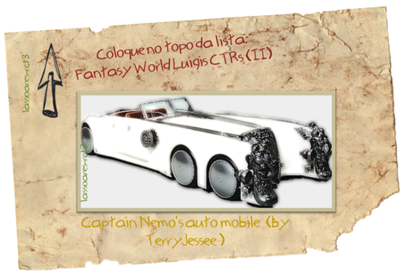 Fantasy World Luigis CTRs (Captain Nemo's auto mobile by TerryJessee)lassoares-rct3