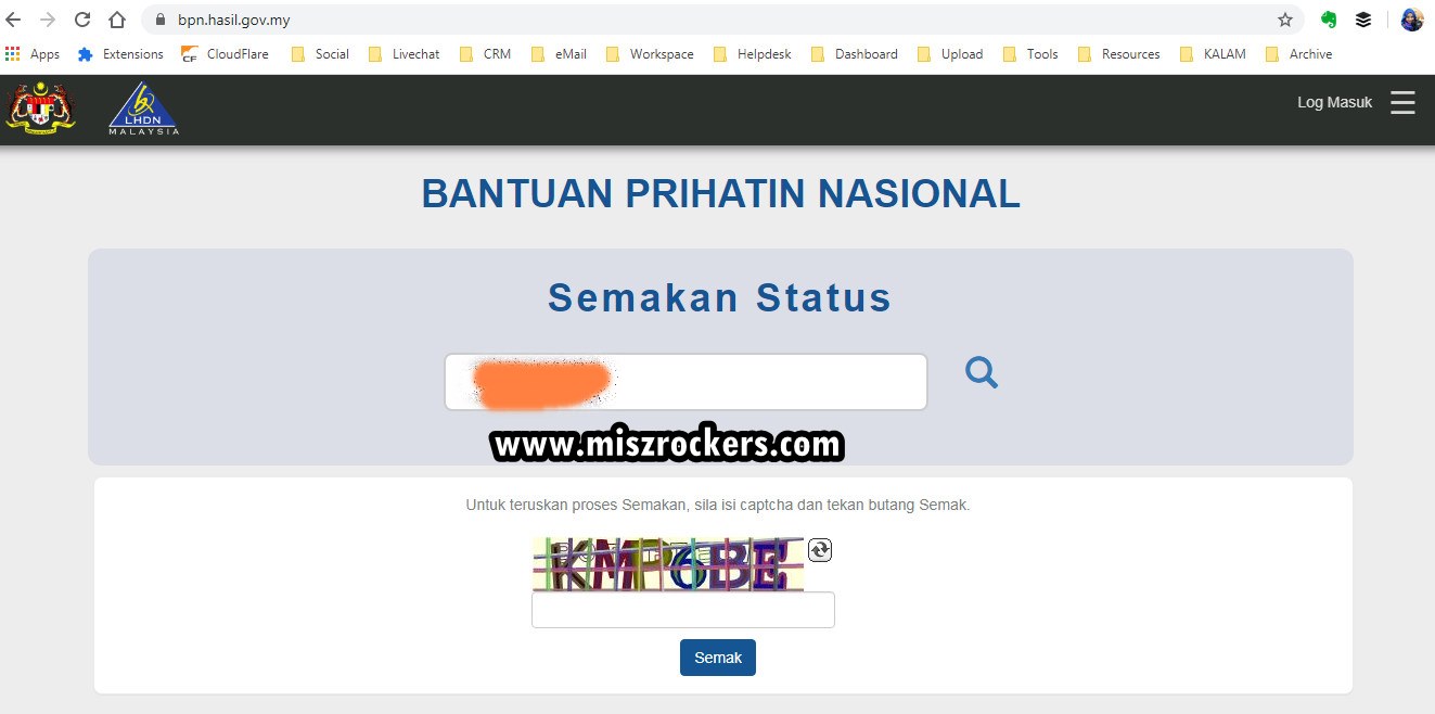 CARA BUAT PERMOHONAN BARU BANTUAN PRIHATIN NASIONAL (BPN 