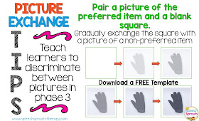 Autism Supports: Free Templates to Easily Create Picture Exchange Cards in PowerPoint www.speechsproutstherapy.com