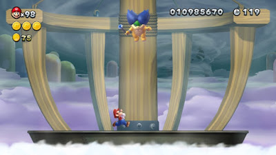 Ludwig Von Koopa levitating floating flying New Super Mario Bros. U boss fight battle