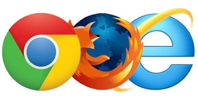 (internet Explorer .. Chrome.. Firefox)