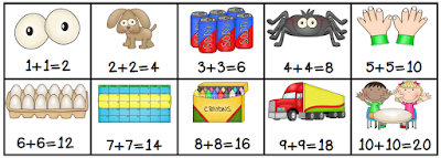 Image result for doubles facts clip art