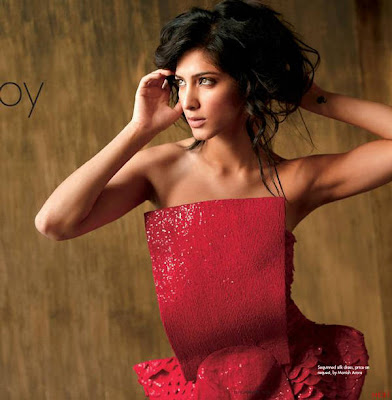 Shruti Hassan Sexy Hot Photoshoot Pictures from Elle Magazine