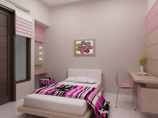 Desain Kamar Tidur Untuk Ruangan Sempit