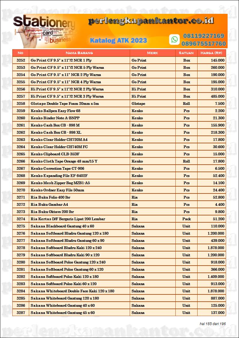 katalog alat alat kantor paling diminati pembeli kantor swasta dan pemerintah