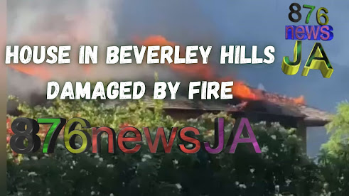 House in Beverley Hills damaged by fire