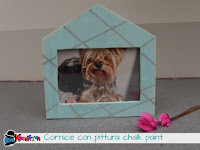 come fare una cornice in shabby chic con chalk paint