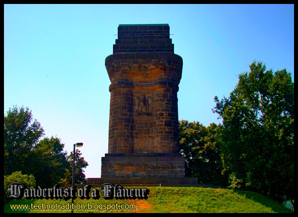 Bismarcksäule - A pillar of fire bought on the German Empire times