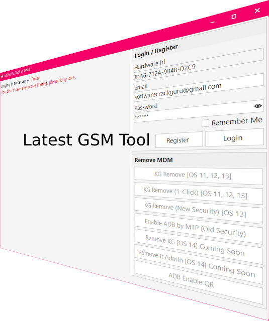 Download MDM Fix Tool v1.0.0.4 (Need Activation) 2024