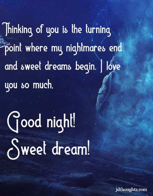 Good night messages for her