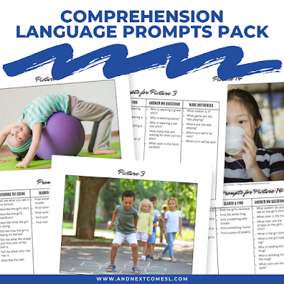 Pack of comprehension language prompts