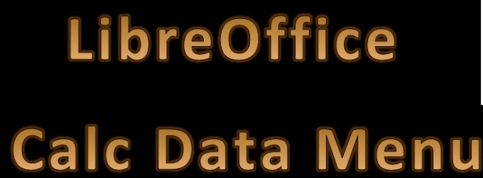 LibreOffice Calc Data Menu (CCC)