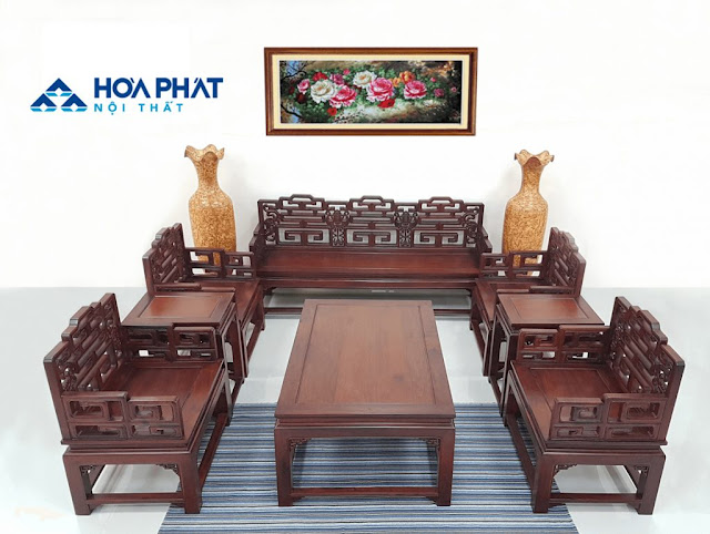 Bộ bàn ghế tiếp khách từ gỗ Cẩm Lai