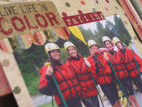 Scrapbooking álbum montaña