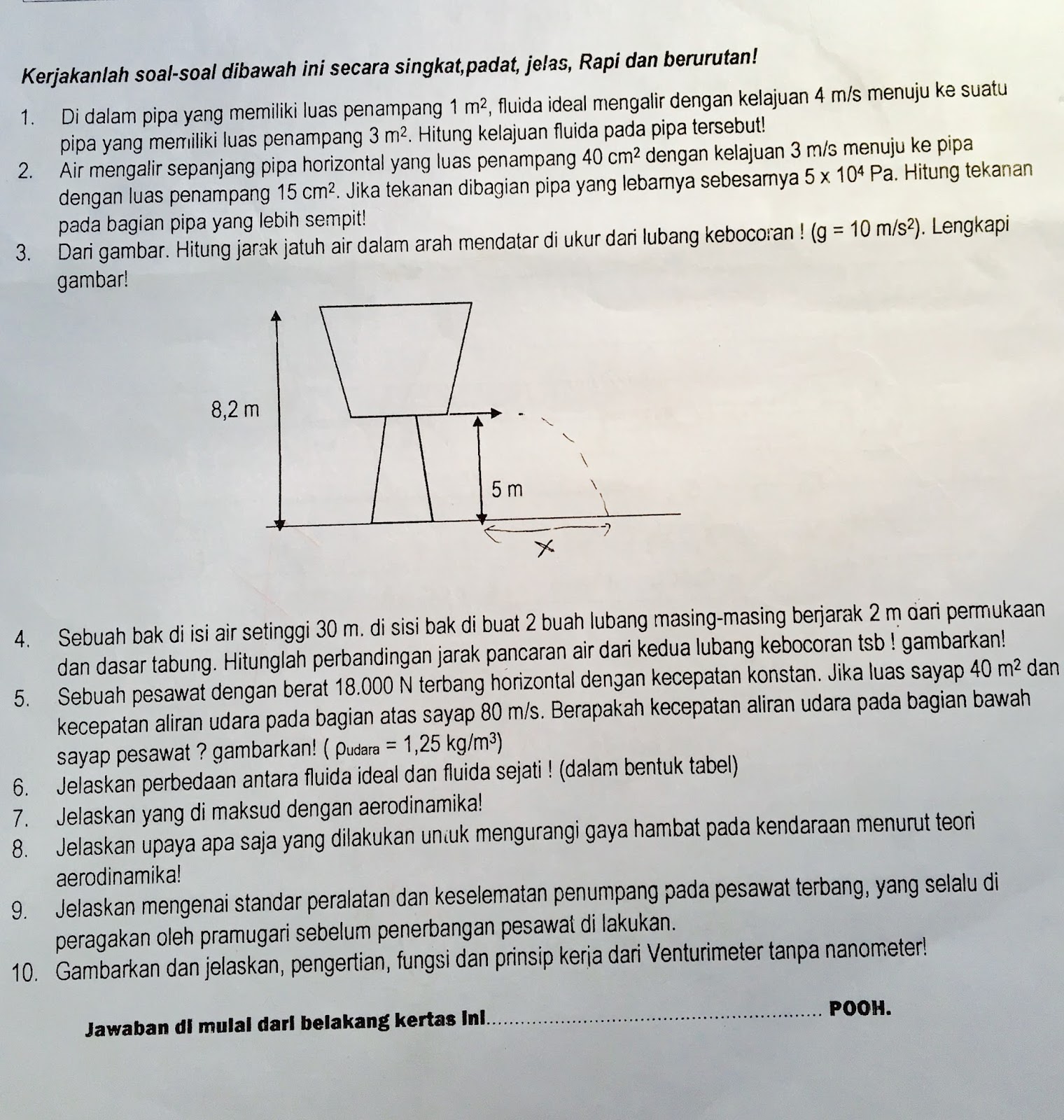 Soal Essay Fisika Kelas 10 Semester 2 Beserta Jawabannya - Jawaban Cerdas