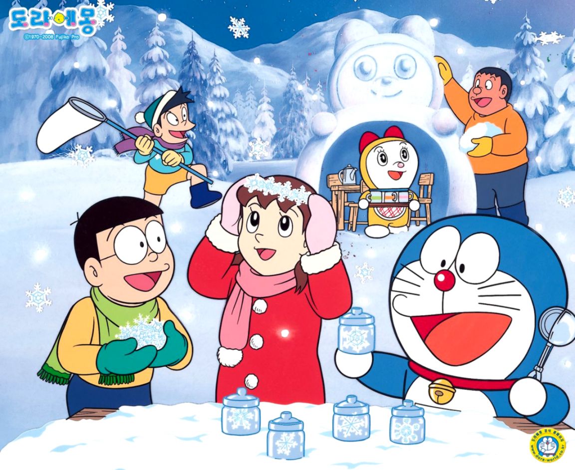 Anime Wallpaper  HD Wallpaper  Seluler  Doraemon Lucu  Gif