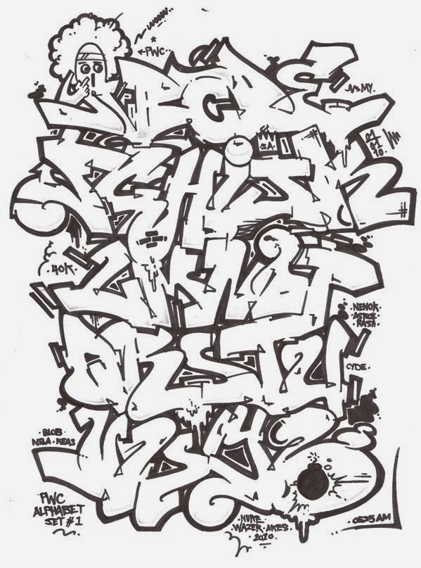 Graffitie: graffiti letters wildstyle