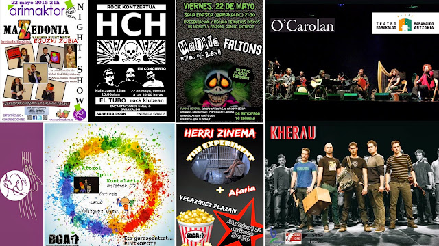 Agenda cultural del 22 de mayo en Barakaldo