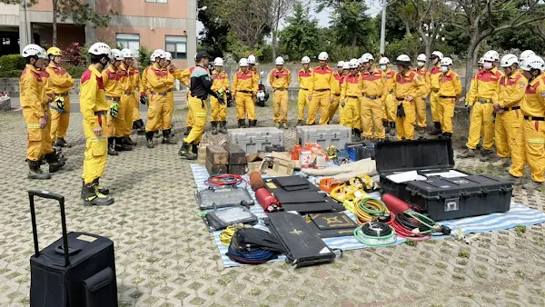 彰化縣消防局特種搜救隊 大型運輸工具車禍救援訓練