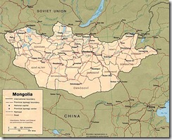 mongolia map