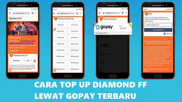  Free Fire adalah game Battle Royale mobile yang saat ini sangat di gandrungi Cara Top Up Diamond FF Lewat GoPay 2022