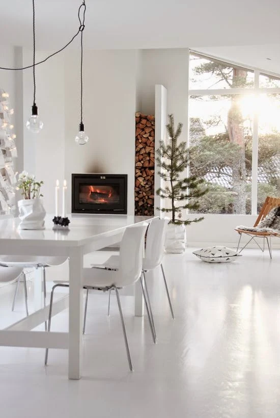 Modern Scandi Christmas interiors