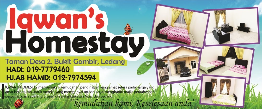 Duit Iqmal Blog's: IQWAN'S HOMESTAY Di Bukit Gambir 