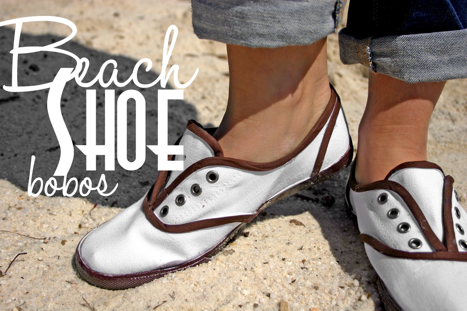 Grosgrain: DIY Bobos Into Beach Shoes