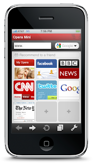 opera mini sur iphone