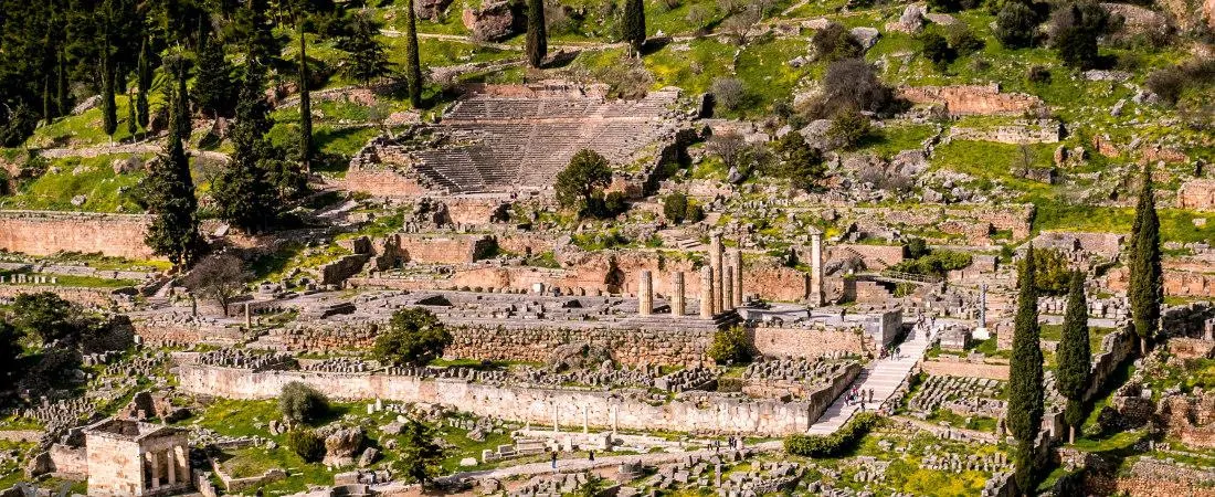 Delphi, the sanctuary of Apollo