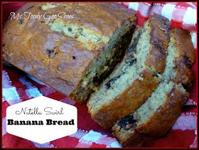 Nutella Swirl Banana Bread   --- by Ms. Toody Goo Shoes