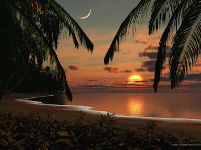 anochecer-en-una-playa-paradisiaca