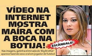 maira Vídeo pornô Maíra BBB 9 fazendo sexo oral   Caiu na net