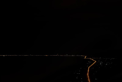 Dubai Lights At Night Aerial View