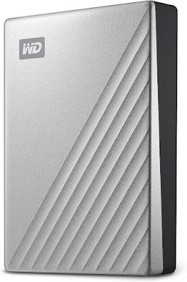 Western Digital 2TB My Passport Ultra for Mac Silver Portable External Hard Drive HDD, USB-C and USB 3.1 Compatible