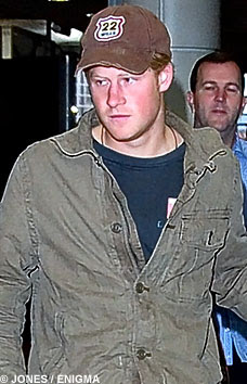 Prince Harry's girlfriend Chelsy Davy was fuming because Harry turned up an hour late to collect her from the airport