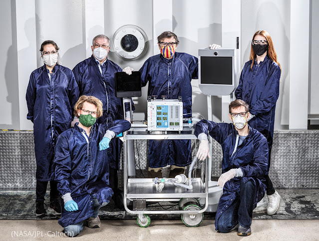 MUNDO: Ingenieros de la NASA desarrollan un ventilador respiratorio para pacientes de COVID-19.